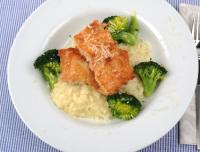 Stekt lax med risotto